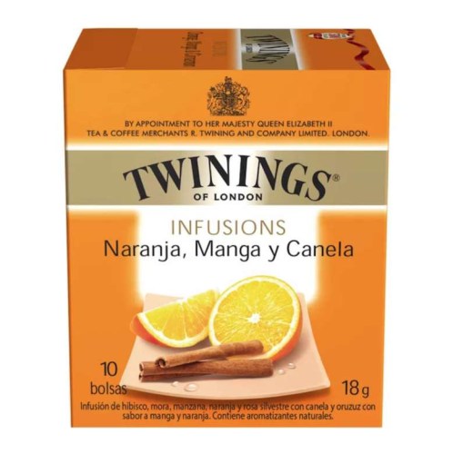 Te Twinings naranja mango canela